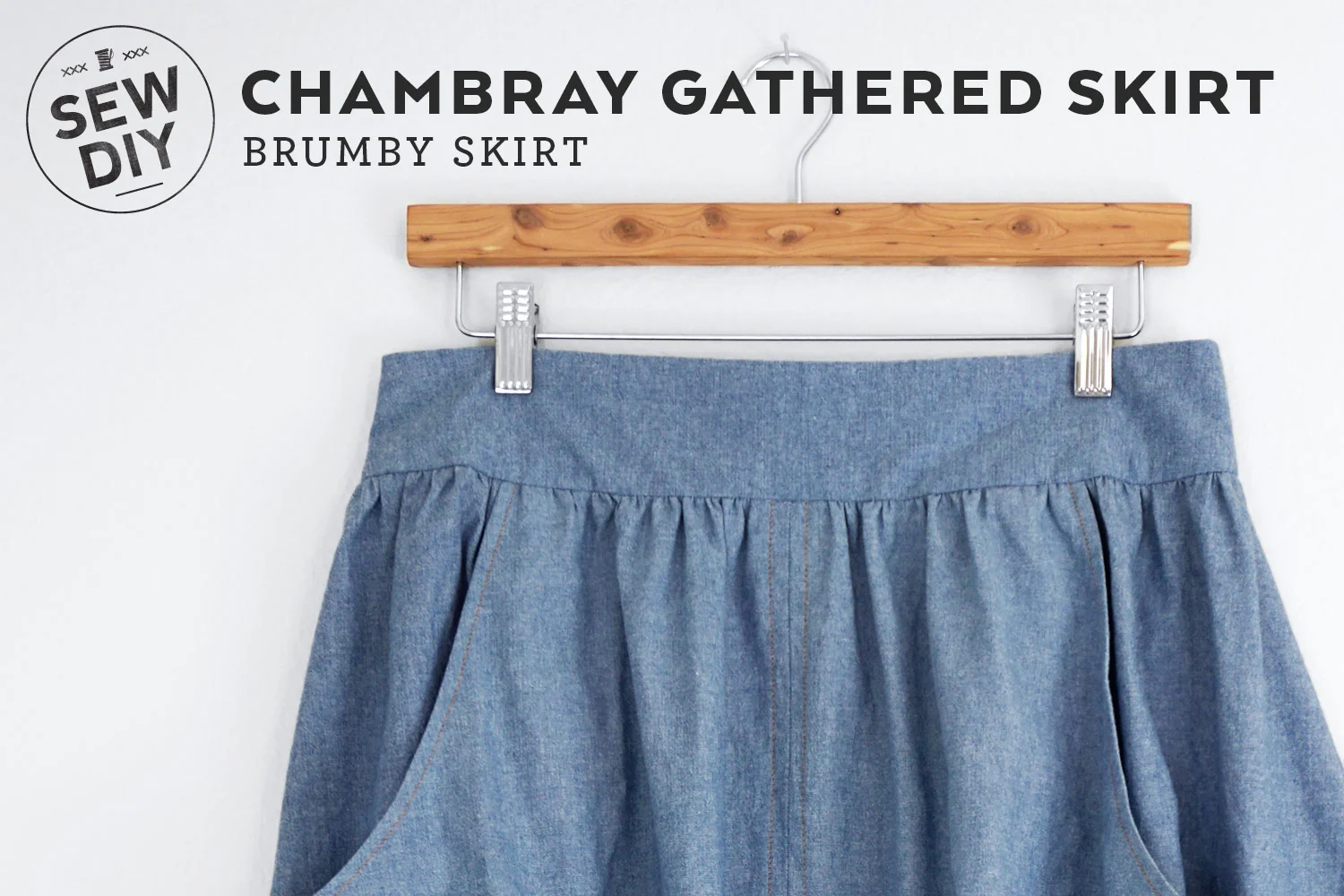 Chambray Brumby Skirt — Sew DIY